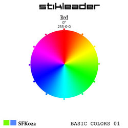 [sfk022] Stikleader  - Basic Colors 01