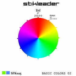 [sfk025] Stikleader - Basic Colors 02