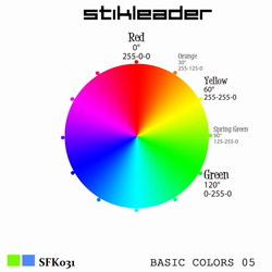 [sfk031] Stikleader - Basic Colors 05