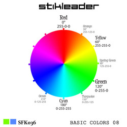 [sfk036] Stikleader - Basic Colors 08