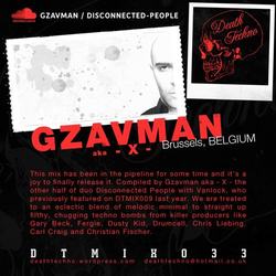[DTMIX033] Gzavman aka - X - (of Disconnected People) - Death Techno Mix 033