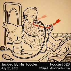 [Meat Pinata 026] Tackled By His Toddler