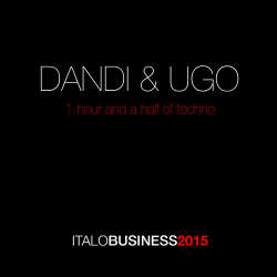 Dandi & Ugo - One Hour & Half Of Techno 01 DJ-Set 